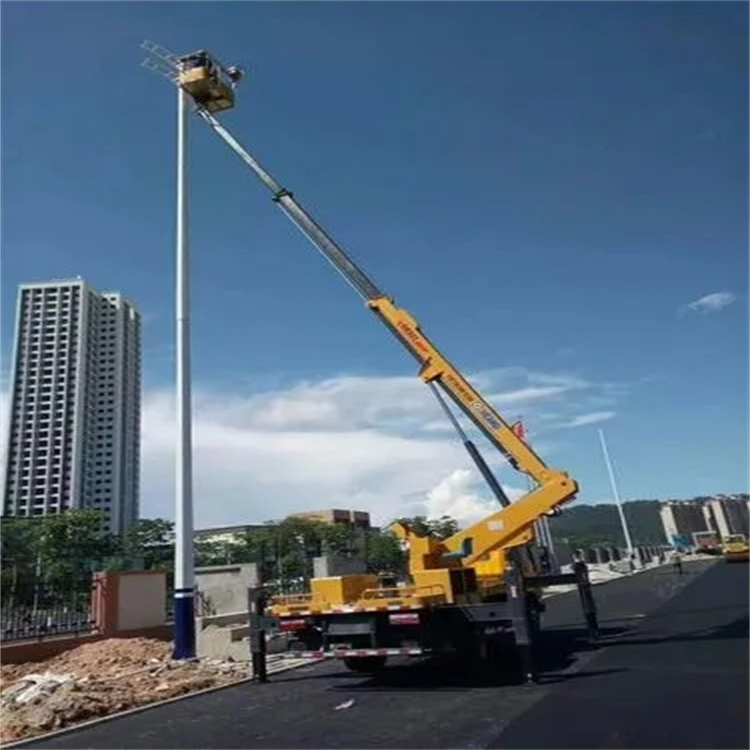 张家口维修路灯的曲臂升降车出租